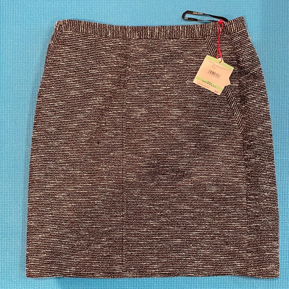 Anne Klein tweed skirt